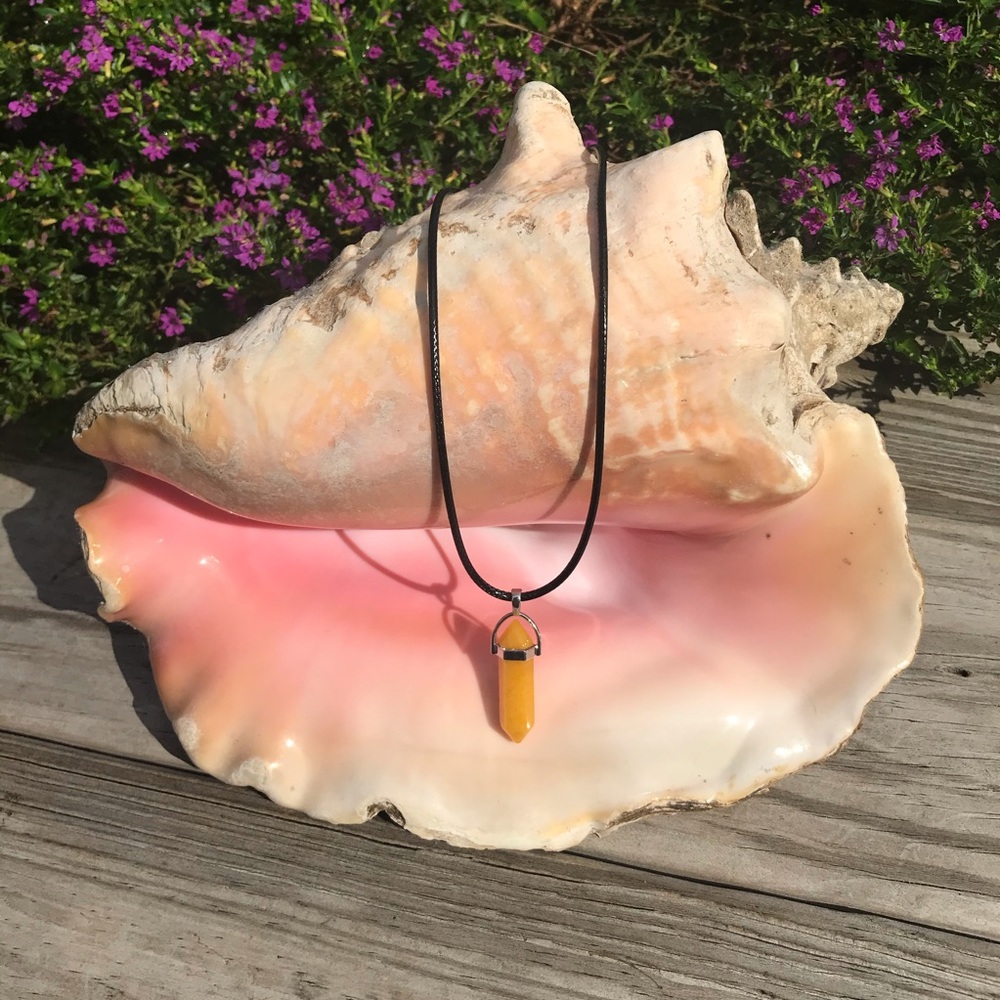 Yellow Jasper Chakra Healing Necklace